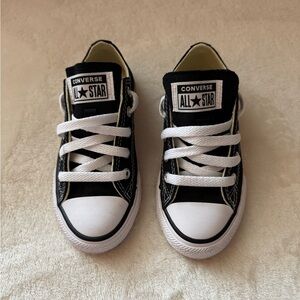 Kids Converse Black and White Chuck Taylor Sneakers